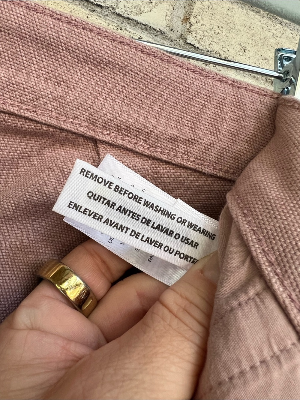 NWOT Madewell Slim Emmett Tapered Pants 30 Vintage Petal (A) - Picture 11 of 13